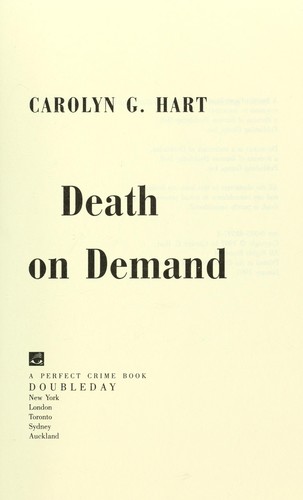 Carolyn G. Hart: Death on Demand (1992, Doubleday)