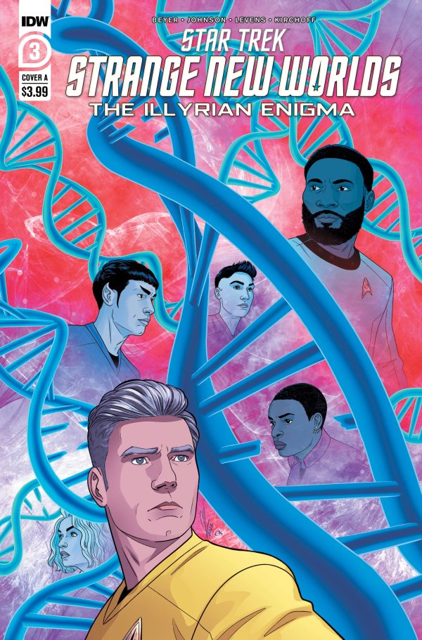 Kirsten Beyer, Mike Johnson, Megan Levens, Charlie Kirchoff: Star Trek: Strange New Worlds - Illyrian Enigma #3 (EBook, 2023, IDW)
