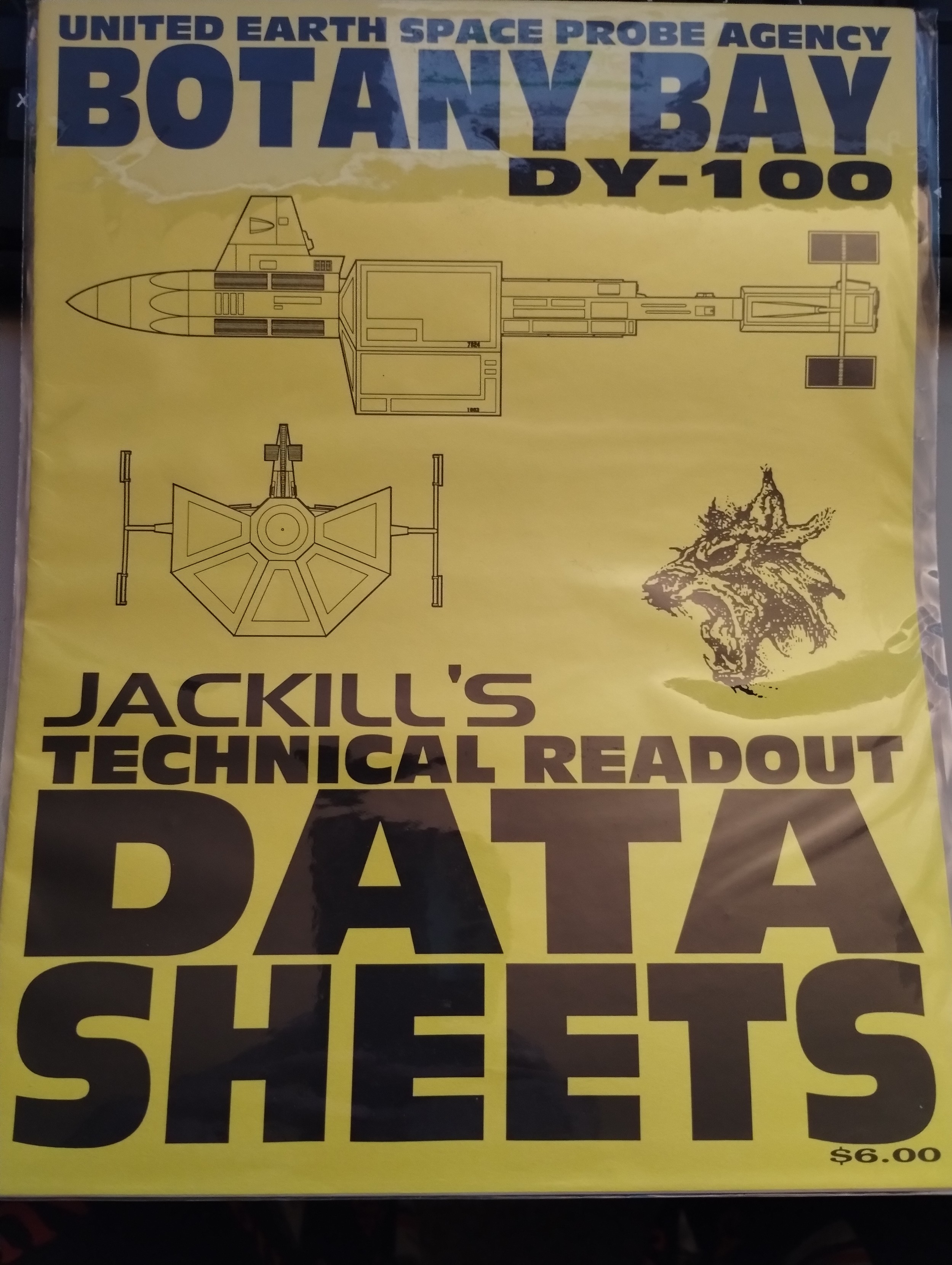 United Earth Space Probe Agency Botany Bay DY-100 Jackill's Technical Readout Data Sheets