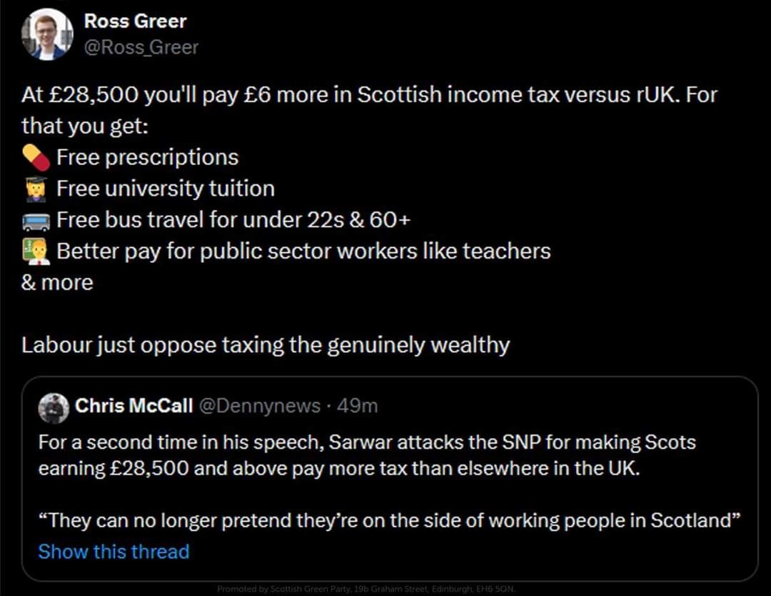 Explanation of taxes in Scotland